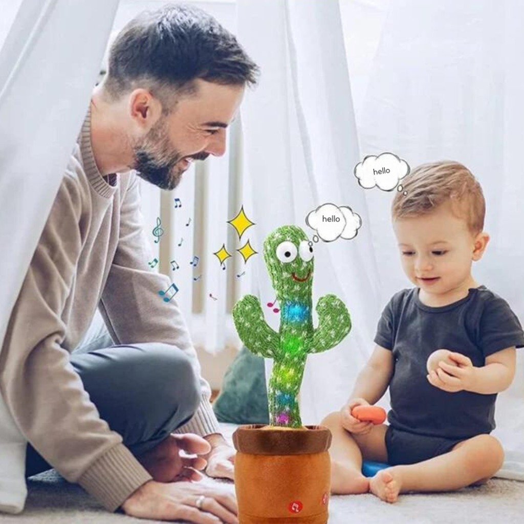 Dancing Cactus Toy Plush Talking Interactive Cactus Toy - Image 1