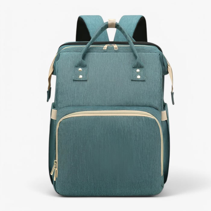 Diaper Bag Backpack Expandable Baby Crib Travel Convenience - Image 1