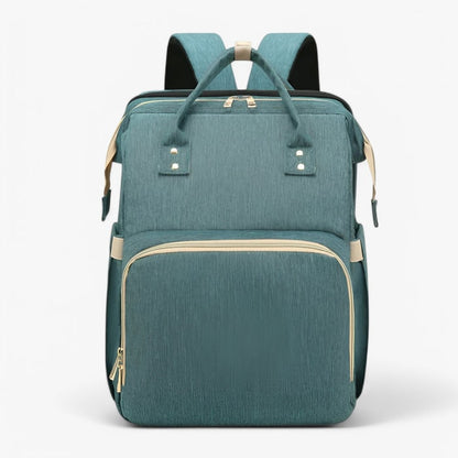 Diaper Bag Backpack Expandable Baby Crib Travel Convenience - Image 1