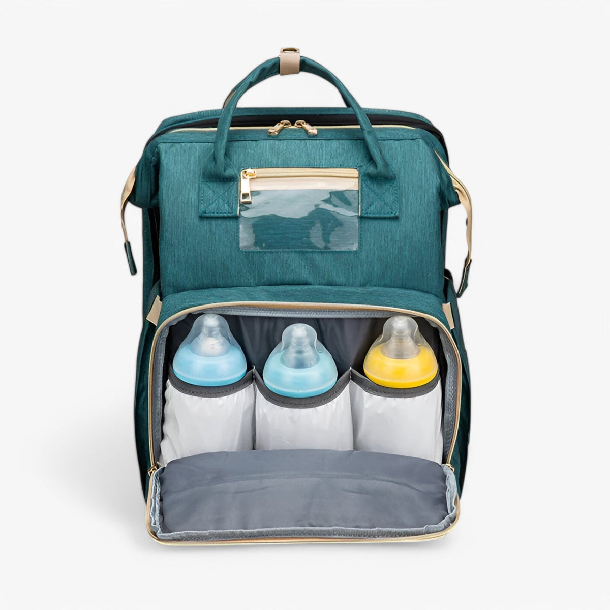 Diaper Bag Backpack Expandable Baby Crib Travel Convenience - Image 2