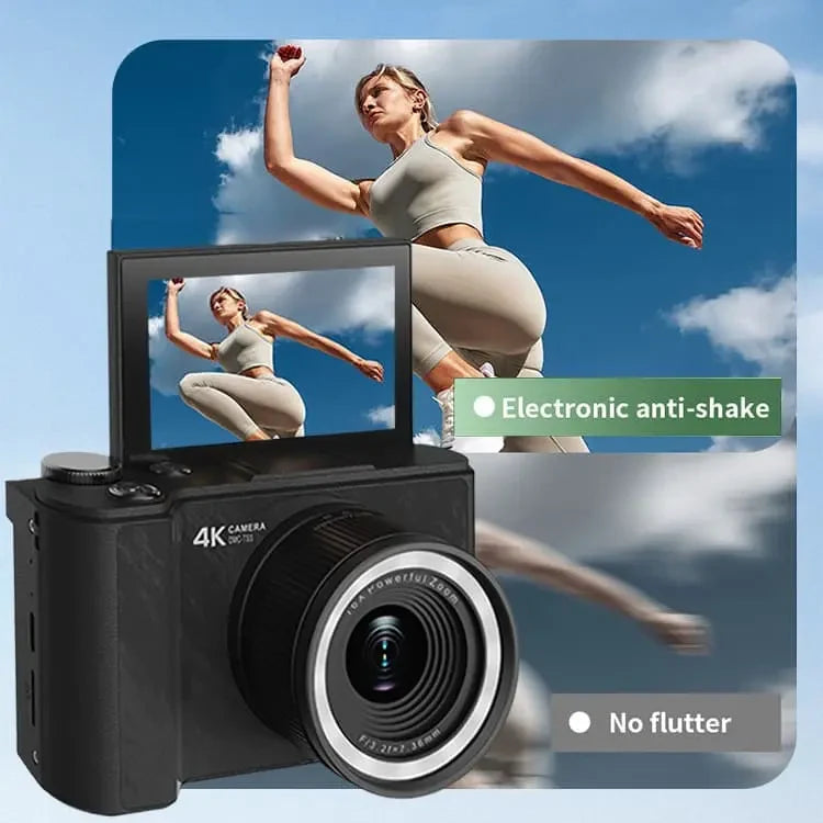 Digital Camera Photography Foldable Screen Vlogging Camera - Image 5