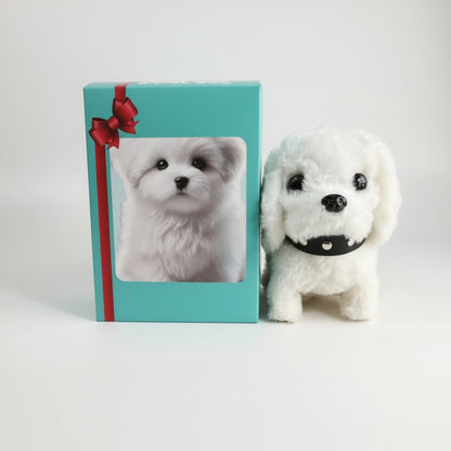 Perro robótico realista para niños Juguete interactivo Mascota que camina