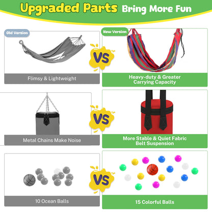 Kids Trampoline Indoor Outdoor Playset Activity Park Frame