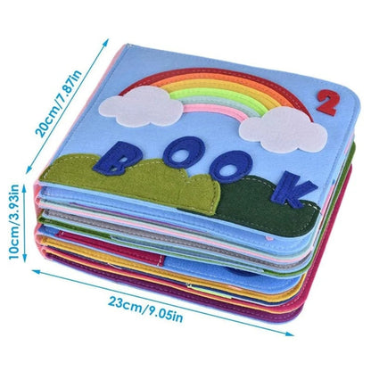 Educational Toy Felt Activity Book Quiet - Image 2