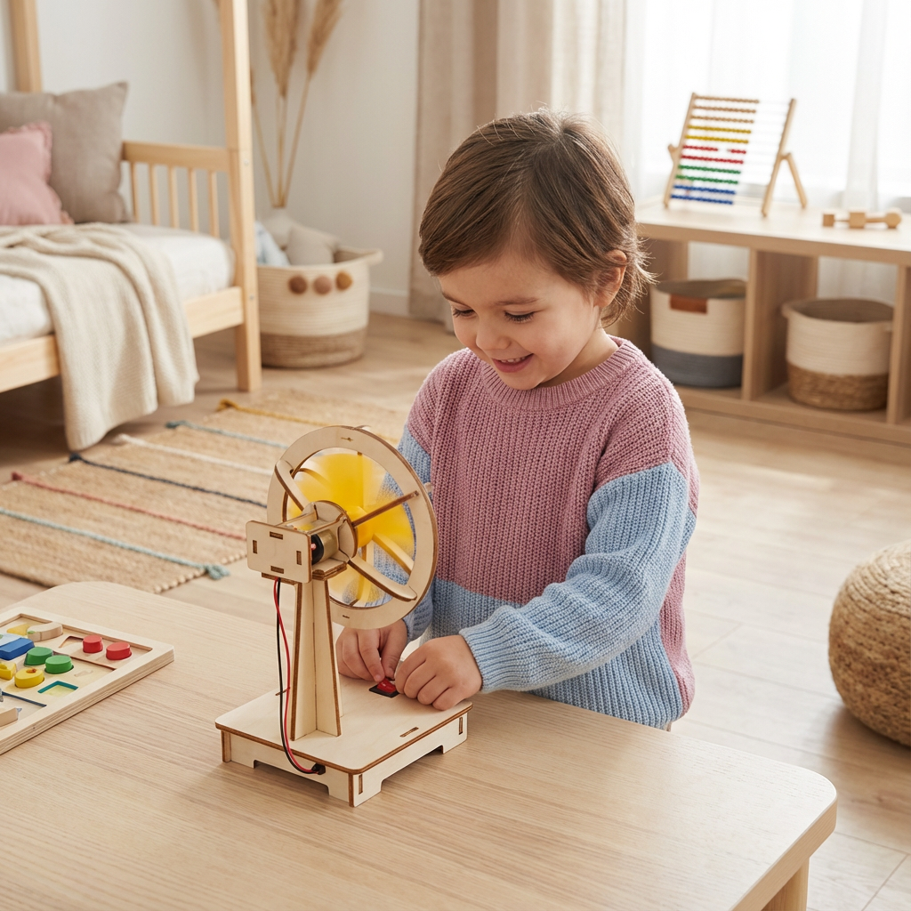 Educational Toy Stem Science Kit Wooden Hands-on Learning - Image 2