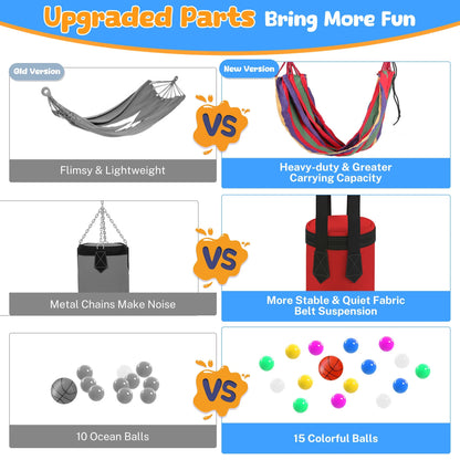 Kids Trampoline Indoor Outdoor Playset Activity Park Frame