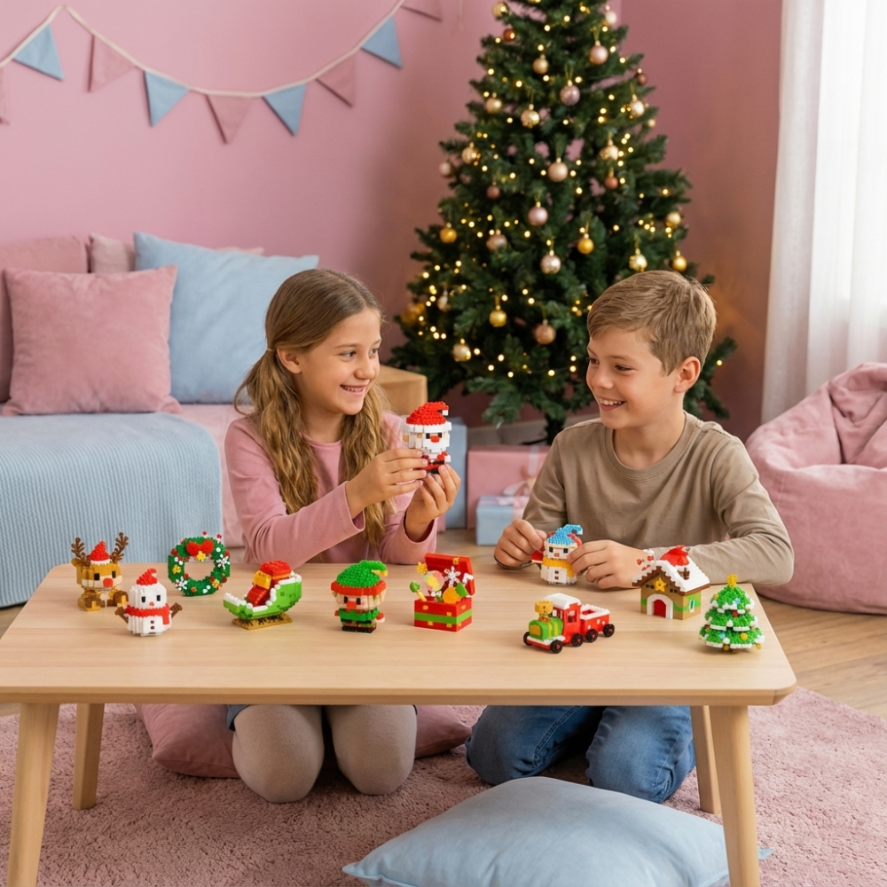 Family Bonding Activity Building Block Toys - Image 2