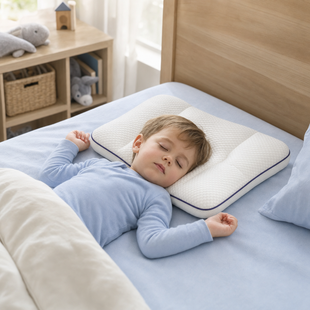 Kids Pillow Posture Support Bed Cushion