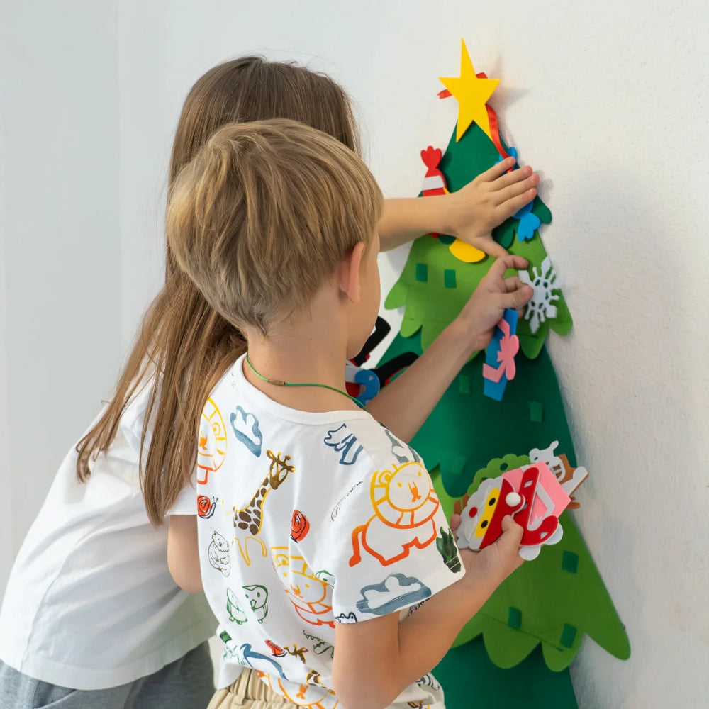 Felt Christmas Tree Activity Wall Hanging Advent Calendar - Image 6