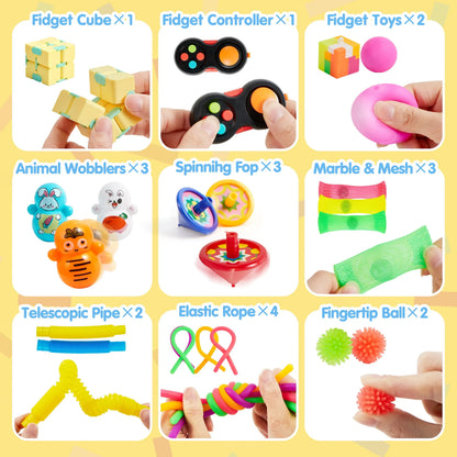 Fidget Toy Set Box of Fidget Toys 60-Piece Collection - Image 3