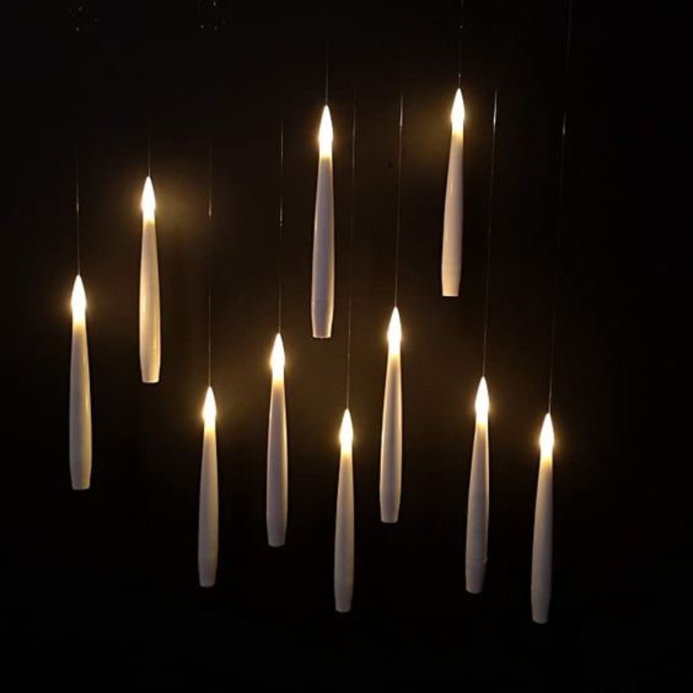 Flameless Floating Candles Battery Operated White LED Set - Image 6