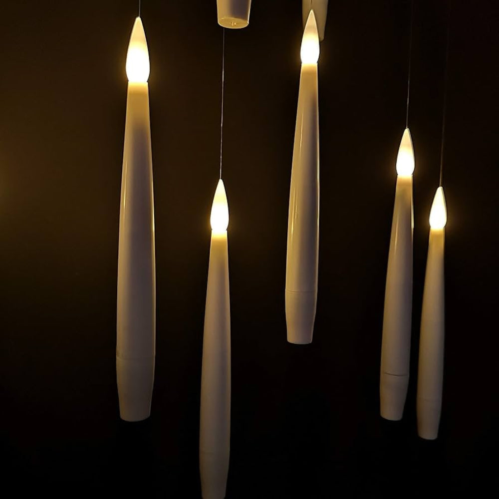 Flameless Floating Candles Battery Operated White LED Set - Image 7