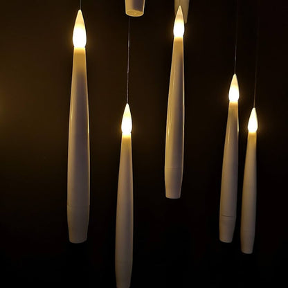 Flameless Floating Candles Battery Operated White LED Set - Image 7