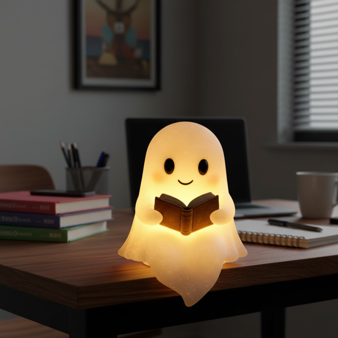 Ghost Night Light Cute LED Lamp Warm Glow and Fun Design - Image 1