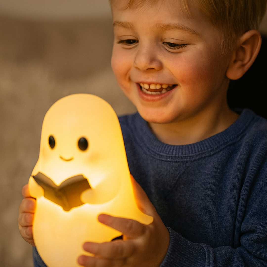 Ghost Night Light Cute LED Lamp Warm Glow and Fun Design - Image 2