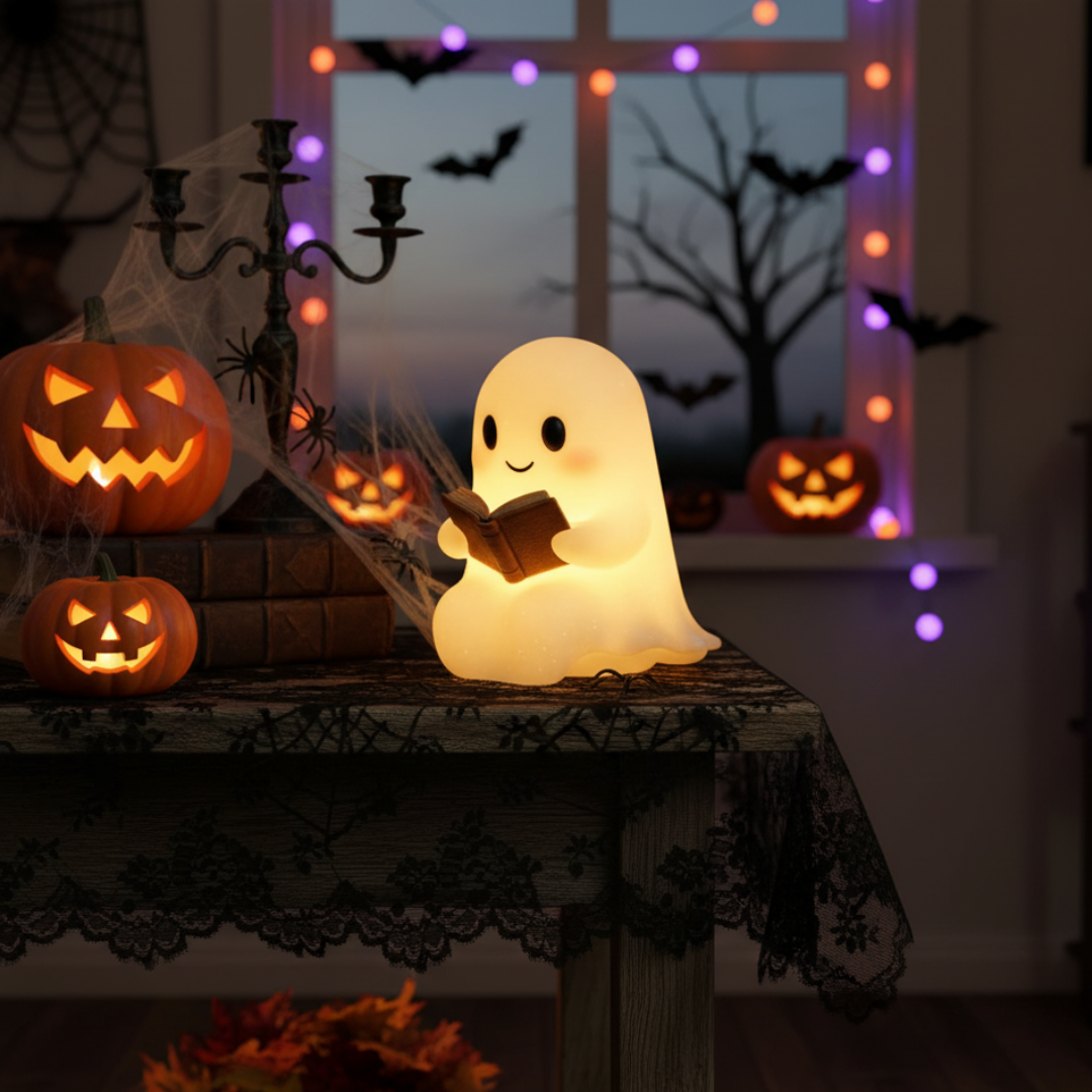 Ghost Night Light Cute LED Lamp Warm Glow and Fun Design - Image 7