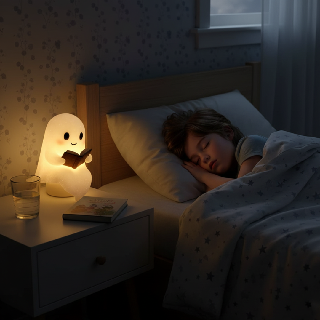 Ghost Night Light Cute LED Lamp Warm Glow and Fun Design - Image 8