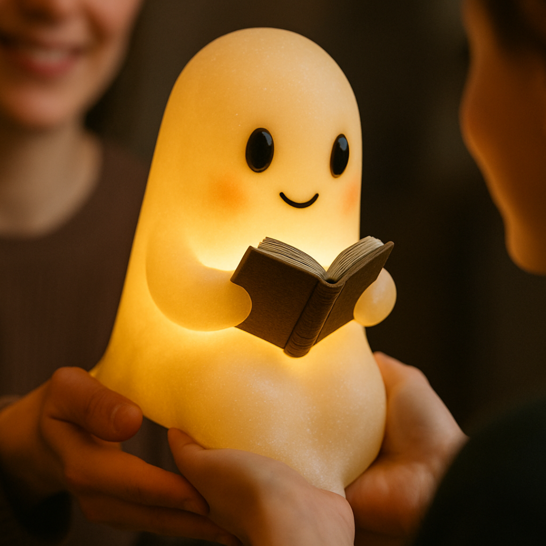 Ghost Night Light Cute LED Lamp Warm Glow and Fun Design - Image 9