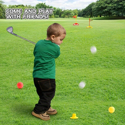 Golf Set Adjustable Clubs and Fun Target Outdoor Play - Image 3