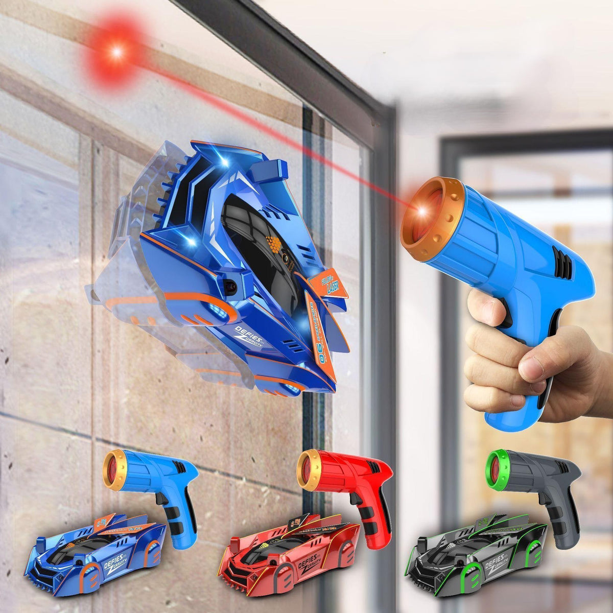 Gravity-Defying Rc Car Laser Controller Indoor Fun - Image 4