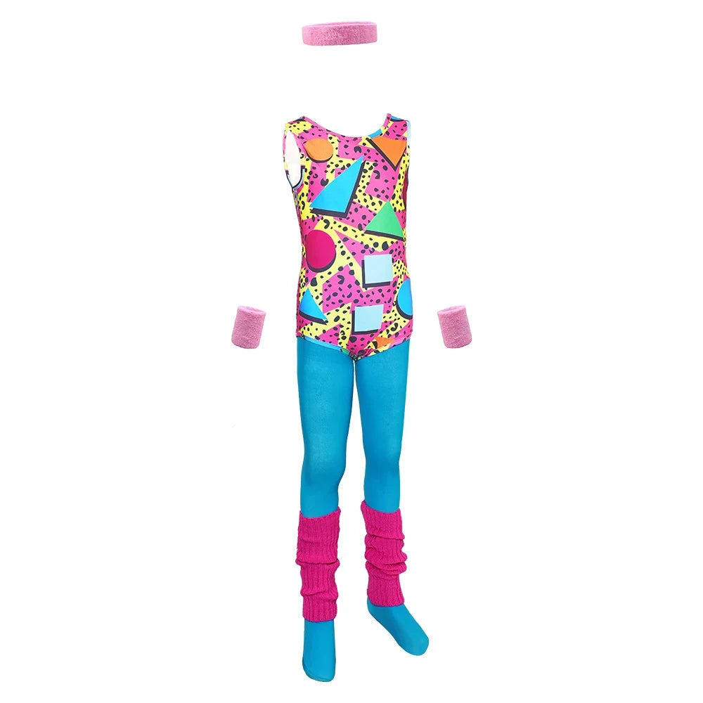 Halloween Costume Cosplay Jumpsuit 80s Costume - Image 5