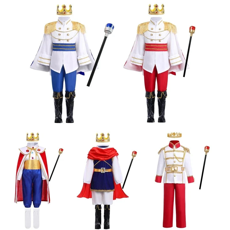 Halloween Costume Medieval King Costume Royal Attire - Image 1