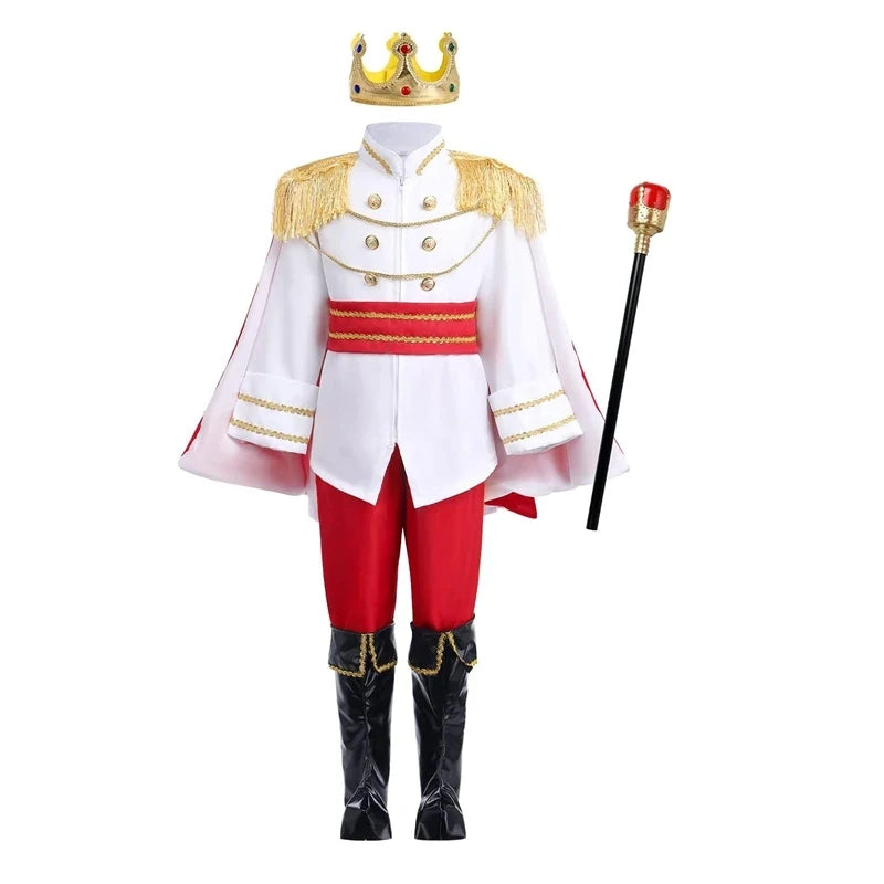 Halloween Costume Medieval King Costume Royal Attire - Image 3