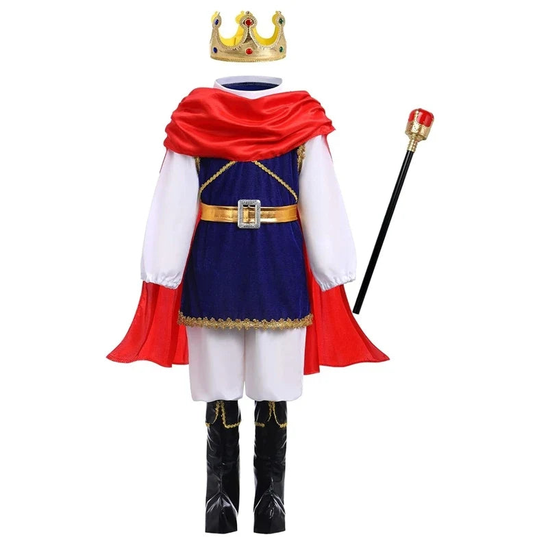 Halloween Costume Medieval King Costume Royal Attire - Image 6