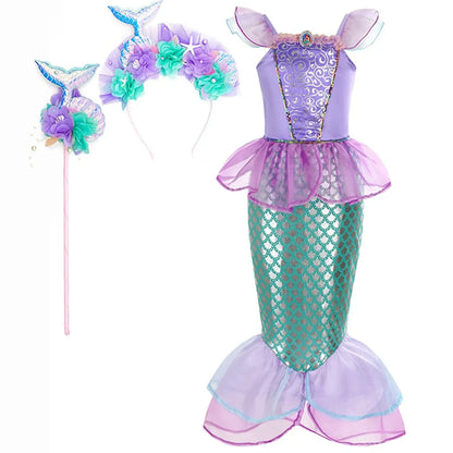 Halloween Costume Summer Dress Mermaid Princess Theme - Image 10