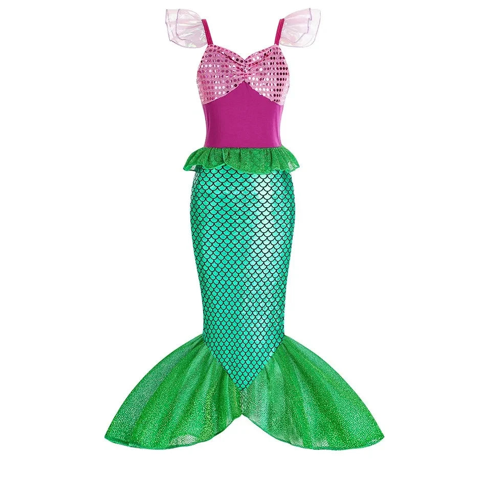 Halloween Costume Summer Dress Mermaid Princess Theme - Image 15