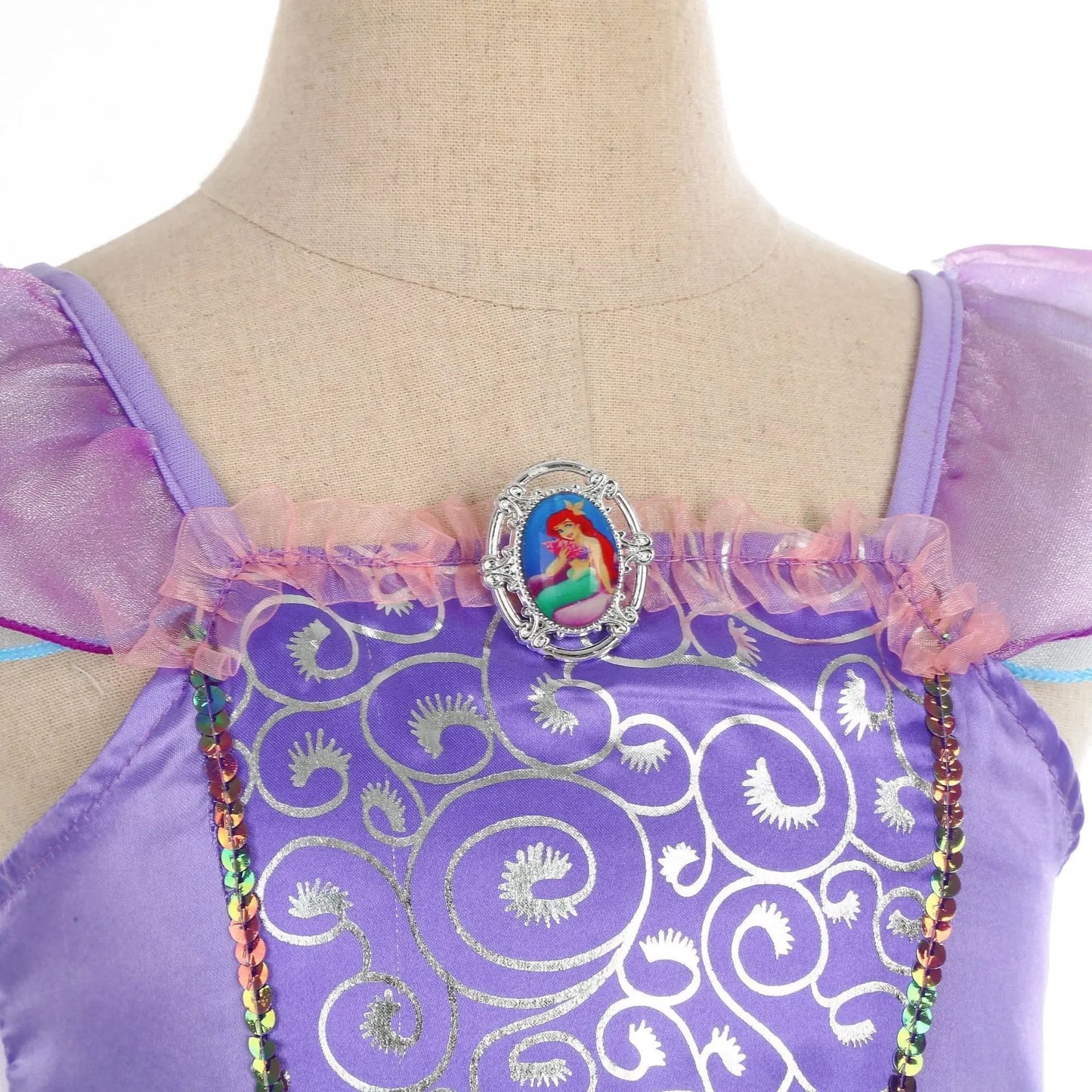 Halloween Costume Summer Dress Mermaid Princess Theme - Image 4