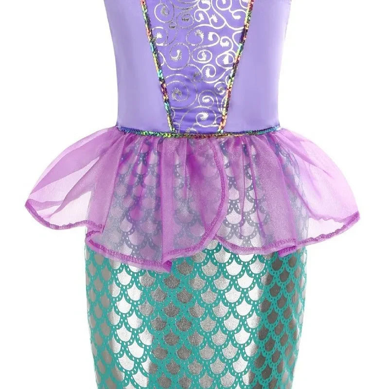 Halloween Costume Summer Dress Mermaid Princess Theme - Image 5