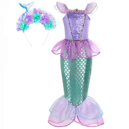 Halloween Costume Summer Dress Mermaid Princess Theme - Image 8