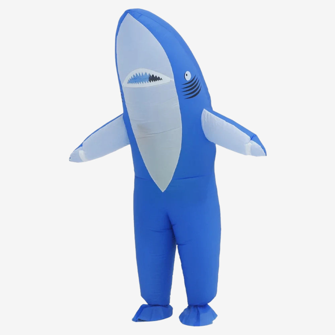 Halloween Costumes Inflatable Shark Mascot Outfit