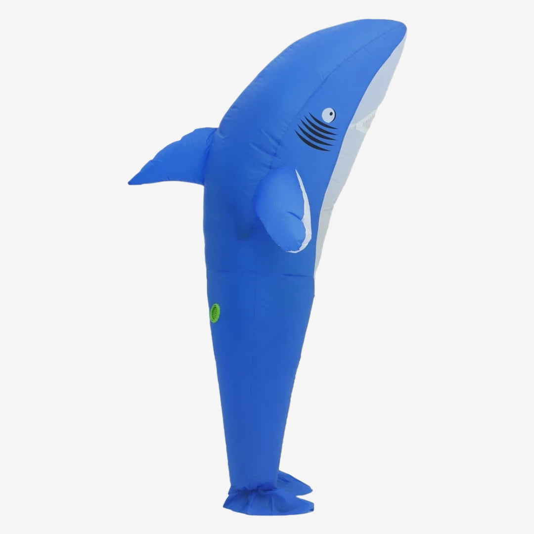 Halloween Costumes Inflatable Shark Mascot Outfit