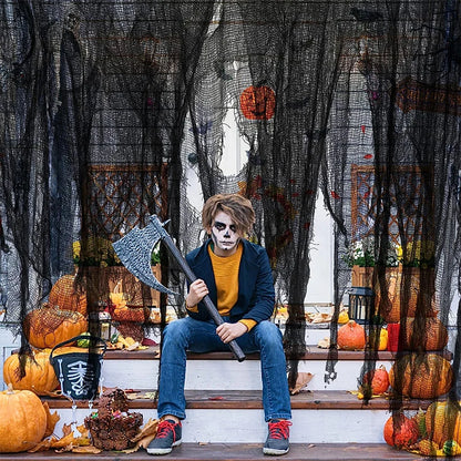 Halloween Decoration Fabric Halloween Party Decor Stretchable Fabric - Image 3