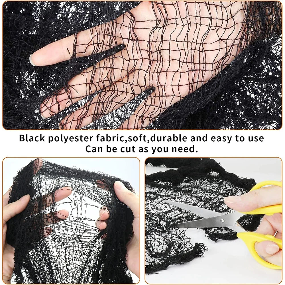 Halloween Decoration Fabric Halloween Party Decor Stretchable Fabric - Image 5