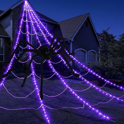 Halloween Decoration Outdoor Spider Web Lights - Image 2