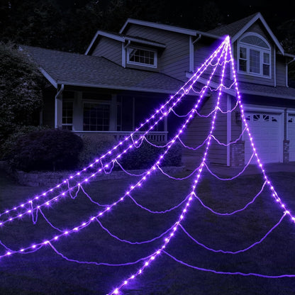 Halloween Decoration Outdoor Spider Web Lights - Image 7