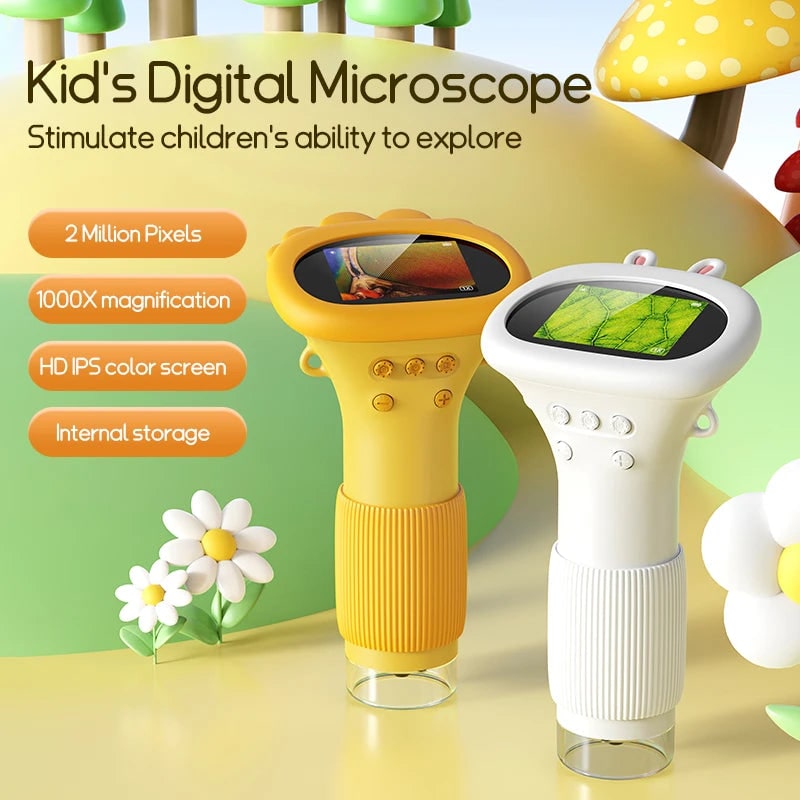 Handheld Mini Microscope 1000x Pocket Stem Lab Tool - Image 2