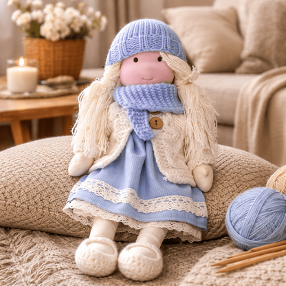 Handmade Cotton Waldorf Doll Creative Play and Imaginative Fun - Image 20