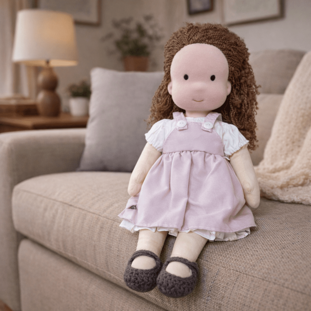Handmade Cotton Waldorf Doll Creative Play and Imaginative Fun - Image 33