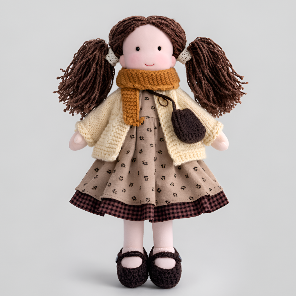Handmade Waldorf Cuddly Doll Soft Fabric Unique Design - Image 38