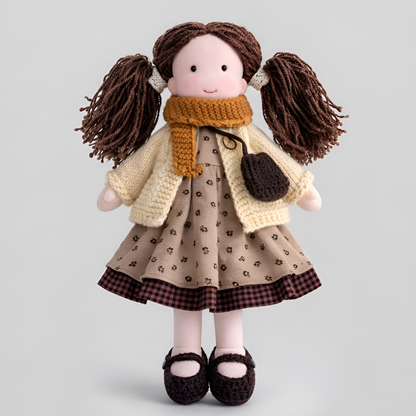Handmade Waldorf Cuddly Doll Soft Fabric Unique Design - Image 38