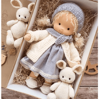 Gray Dress Doll