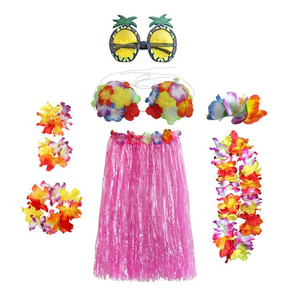 Hawaiian Costume Halloween Costume Flower Crown Set - Image 11