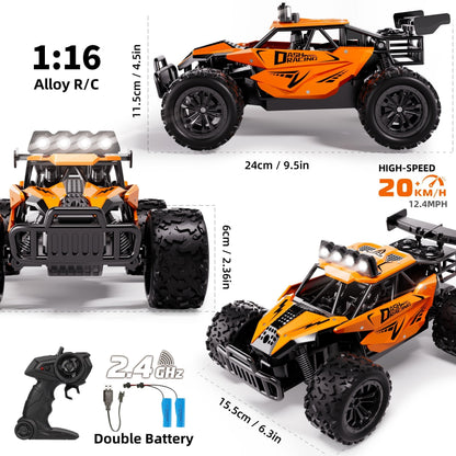 High-speed Remote Control Car LED Lights Rc Car Alloy - Image 5