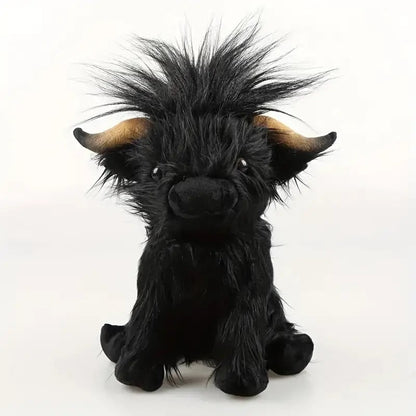 Highland Cow Plush Toy Soft Stuffed Animal 25cm - Image 7