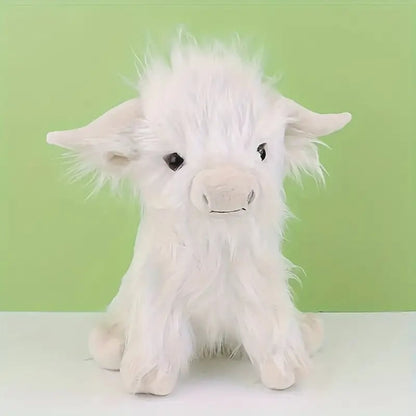 Highland Cow Plush Toy Soft Stuffed Animal 25cm - Image 8
