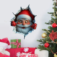 Santa Peeking